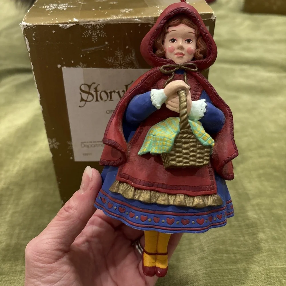 Dept 56 Vintage Little Red Riding‎ Hood Story Book Series Ornament Original Box